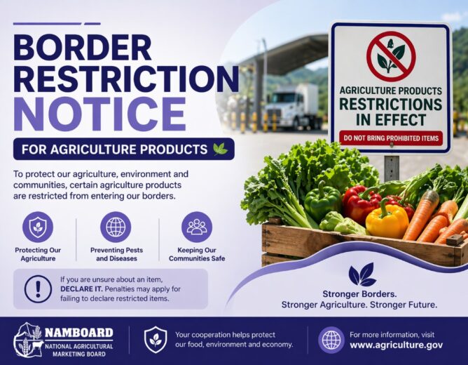 BOARDER RESTRICTION NOTICE